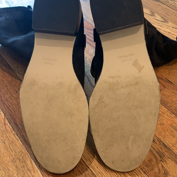 Stuart Weitzman black suede boots- women’s Casey - Picture 5 of 5